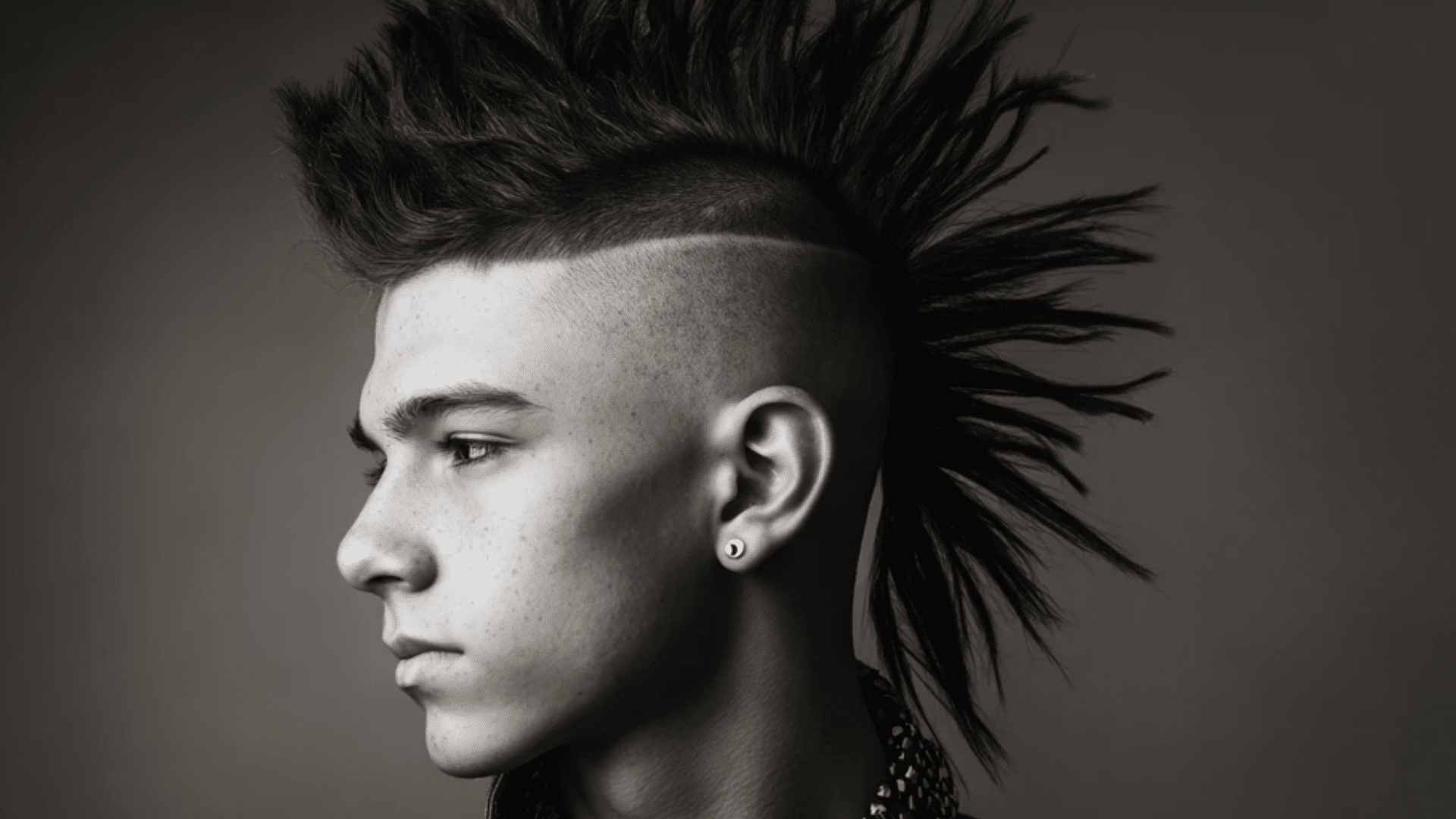 Mohawk fade haircut with bold modern style