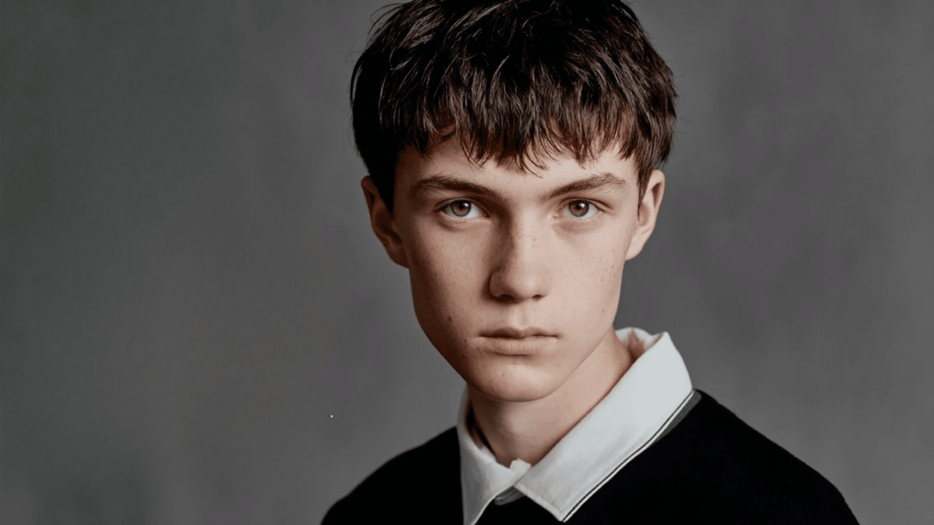 Short Caesar haircut with simple timeless styling
