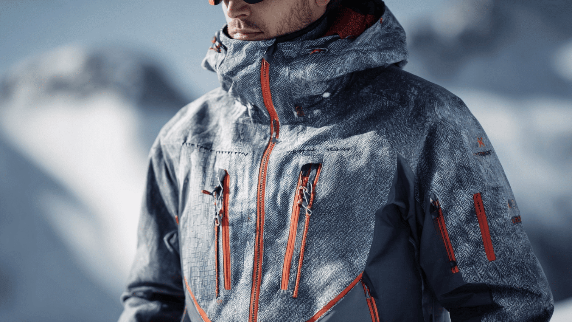 Waterproof ski jacket with insulated design for snow sports and mountain adventures