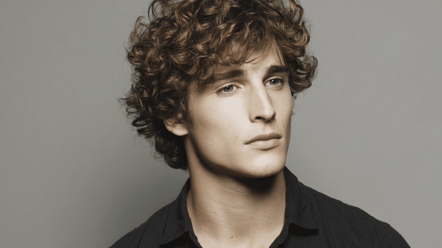 Soft volume perm for men with thin hair adding fullness texture and natural lift