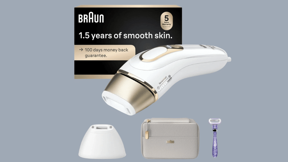 Braun Silk-Expert Pro 5 IPL device for safe at-home laser hair removal.