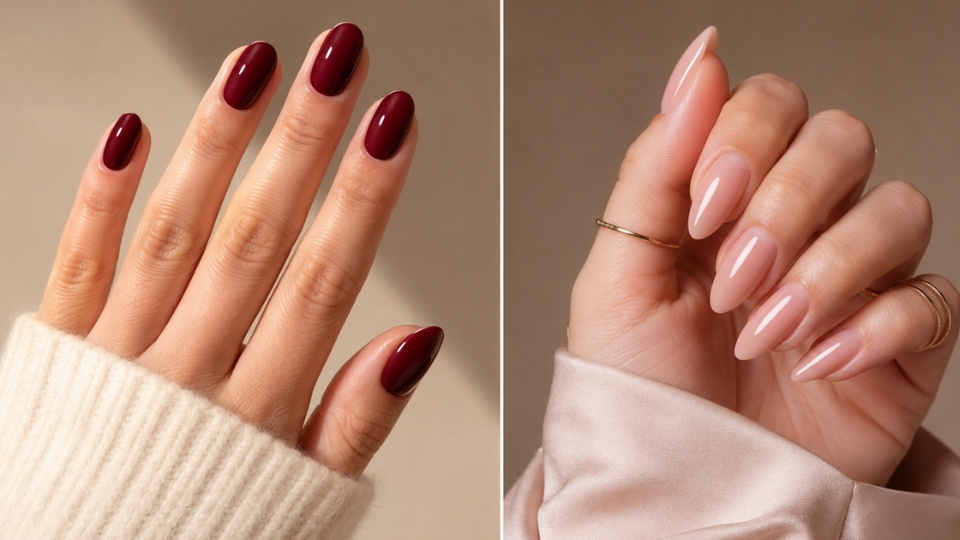 Oval Nails vs Almond Nails