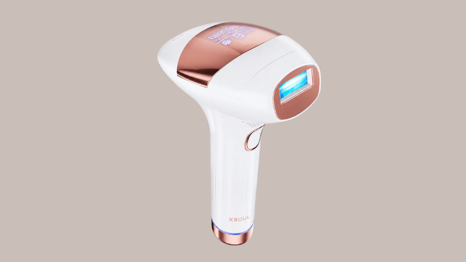 XSOUL At-Home IPL device for beginner-friendly hair reduction at home.